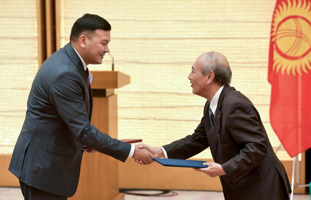 20 ноября 2023 года в городе Токио был подписан Меморандум о сотрудничестве между Министерством юстиции Кыргызской Республики и Министерством юстиции Японии в правовой сфере