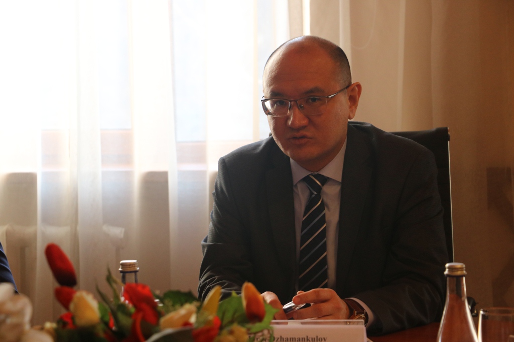 Встреча министра юстиции М. Джаманкулова с представителями Международной тюремной реформы в Центральной Азии